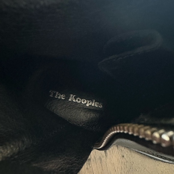 Kooples black leather boots lace up zip up sz 40 - Picture 6 of 9